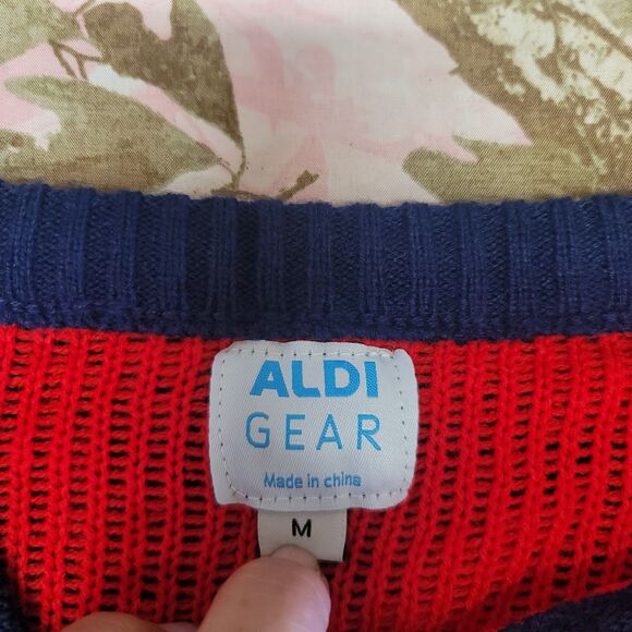 Aldi Gear Ugly Christmas Sweater Mens Size M - Picture 5 of 8